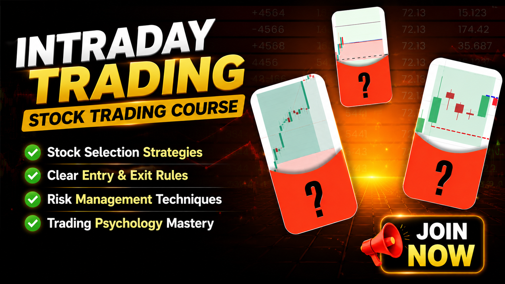 Intraday trading course artwork